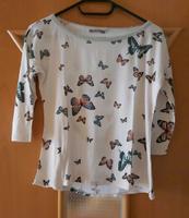 Weißes 3/4-ärmliges Shirt mit Schmetterlingen orsay Gr. XS/S Bayern - Greding Vorschau
