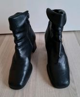 Schuhe Gr. 36 schwarz Stiefeletten Damenschuhe Blockabsatz Leder Bayern - Bogen Niederbay Vorschau
