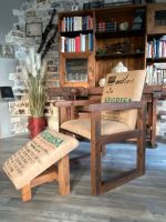 Sessel Stuhl mit Hocker Loft Kaffeesack Nordrhein-Westfalen - Schwerte Vorschau