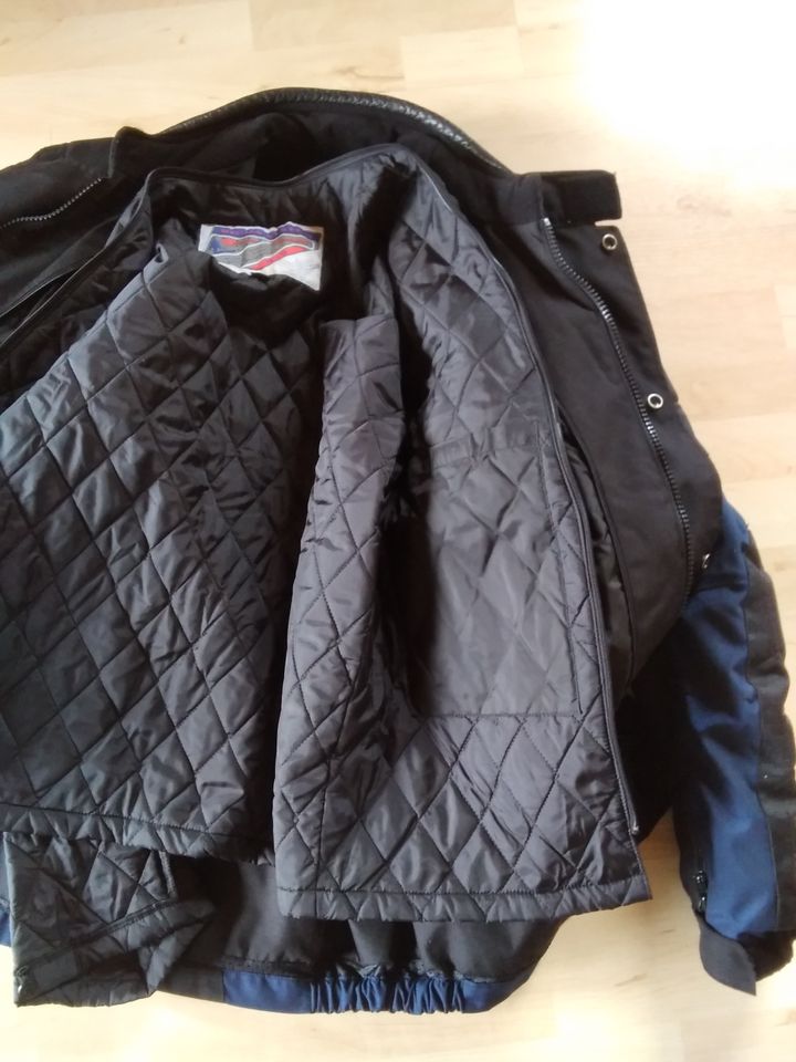 Motorradjacke Damen Schwarz/ blau 42-44 in Birkenfeld