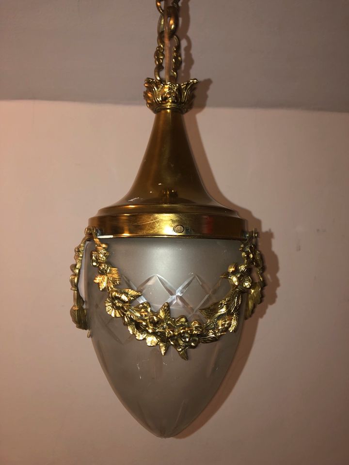 Original Jugendstil Hängelampe Deckenlampe TOP in Leipzig