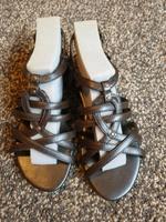 Tchibo Damen Sandalen Gr. 37 UK 4 Dunkelbraun Schleswig-Holstein - Henstedt-Ulzburg Vorschau