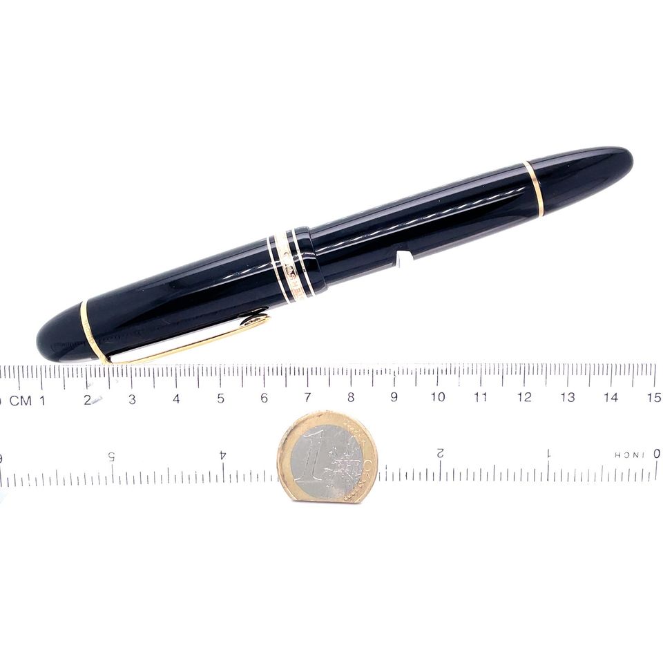 Orig. Montblanc Meisterstück 149 Füller 4810 Bicolour 18K 750 Gold Goldfeder Zigarre Zertifikat poliert  Neuw. Füllfederhalter Geschenk Weihnachten Wunschgravur Geschenk Händler DHL Echt Neuw in Igel