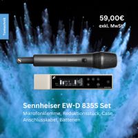 Sennheiser EW-D 835S Mikrofon mieten Veranstaltungstechnik Event Niedersachsen - Bersenbrück Vorschau