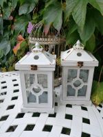 2er Laterne Windlicht Garten shabby vintage Landhaus deko kerze Nordrhein-Westfalen - Dinslaken Vorschau