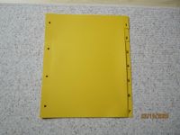 Gelbes 7teiliges Register aus Kunststoff, DIN A 4 Bayern - Wittislingen Vorschau