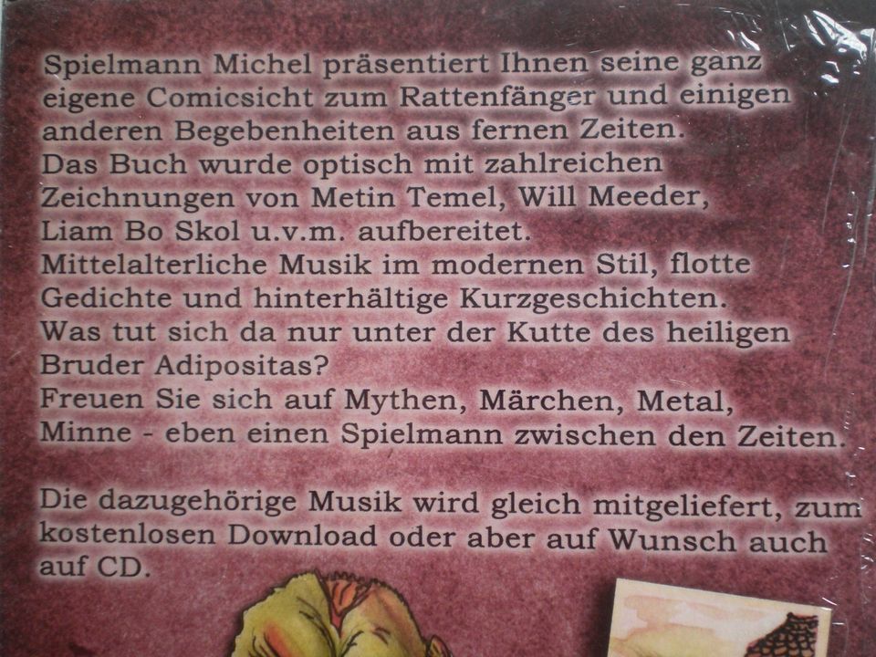 Der Zeitreisende SPIELMANN Rattenplage ComicCD Mythen Musik Minne in Gremmendorf