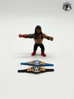 WWF/WWE Mattel  Custom Wrestling Figur Roman Reigns mit Gürteln Baden-Württemberg - Filderstadt Vorschau