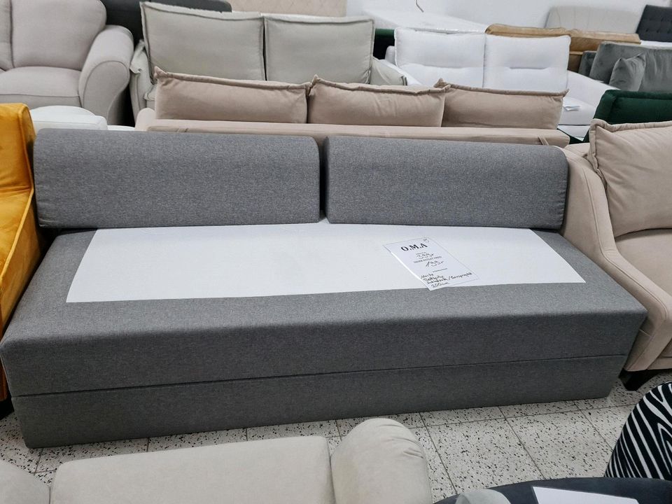 Sofa Couch Schlafsofa Bettkasten Boxspringbett Möbel UVP 399€ in Herbstein