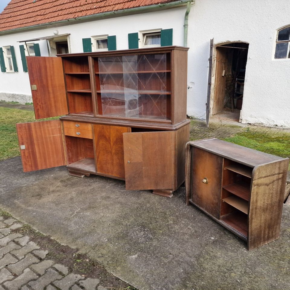 Vintage Wohnzimmerschrank Schrank 60er-Jahre Kommode historisch in Blindheim
