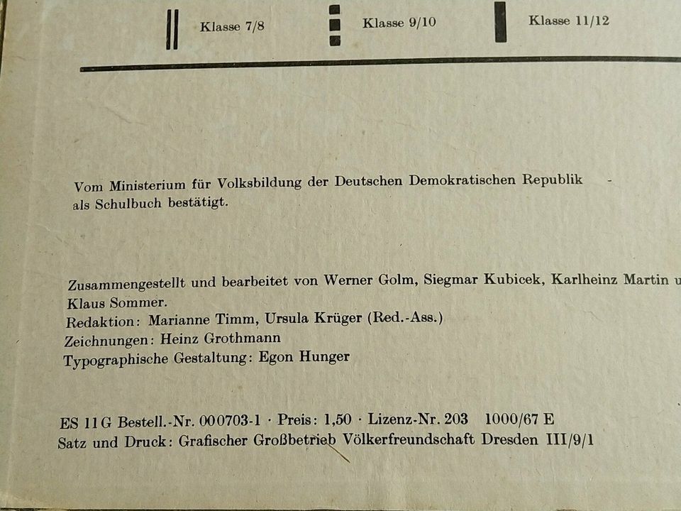 Tafelwerk DDR 1967 in Blaustein