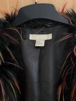 Felljacke schwarz/bunt meliert, H & M Gr.44 Leipzig - Schönefeld-Abtnaundorf Vorschau