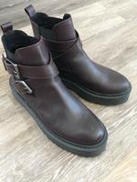 Stiefeletten Zign Gr. 39 Leder Aubergine Nordrhein-Westfalen - Krefeld Vorschau