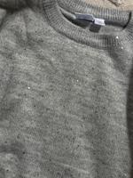 Grauer Pullover mit Pailetten 38 Hessen - Erbach Vorschau