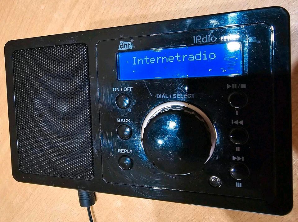 Internetradio DNT ip-dio mini mit Fernbedienung und Netzteil in Ruppichteroth