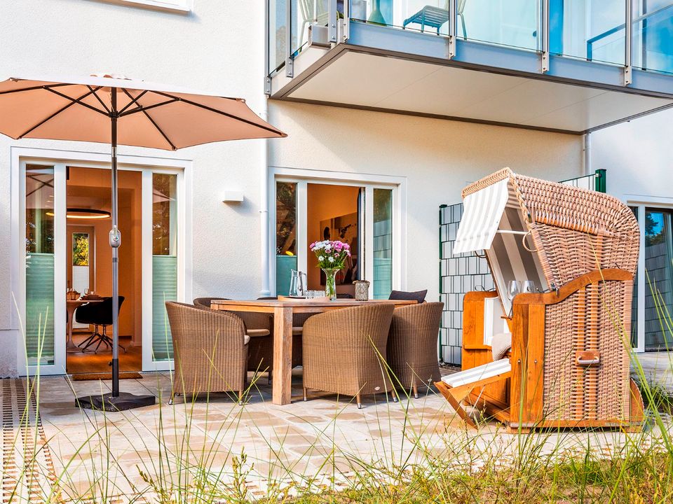 Luxuriöses Ostsee-Apartment mit privater Sauna 100 Meer vom Meer in Ostseebad Binz