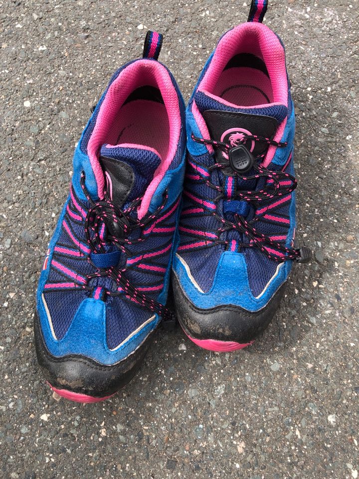 Trollkids Trekkingschuhe in 34 blau pink in Feucht