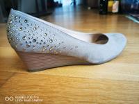 Graceland Schuhe mit Strass Steine Gr. 39 beige Bayern - Burglengenfeld Vorschau