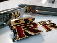 Nissan R35 GT-R Embleme *Echt Gold* Bayern - Augsburg Vorschau