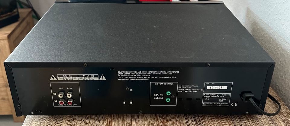 Kenwood Stereo Cassette Deck KX-3080 Dolby B-C NR HX PRO in Heiligenhaus