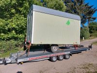 Auto Trailer Autotransporter 6 x 2 m Bauwagen Transport mieten Mecklenburg-Vorpommern - Neubrandenburg Vorschau