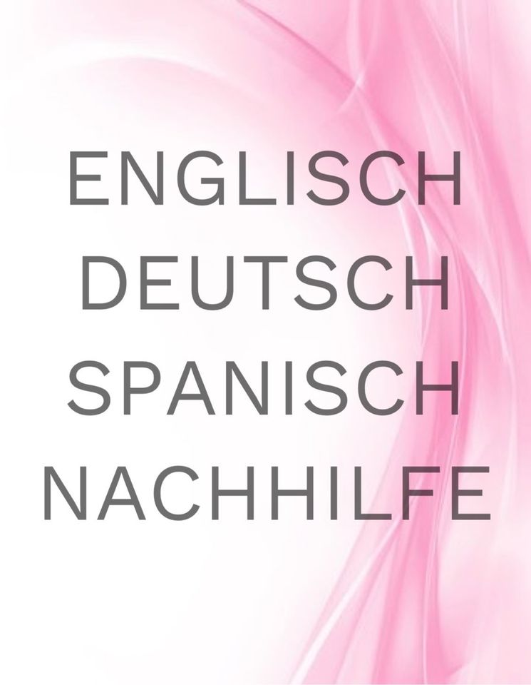 Nachhilfe in Englisch, Deutsch & Spanisch in Recklinghausen