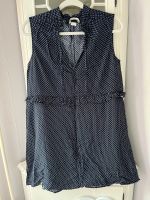 H&M Damen Sommer Kleid Sommerkleid Gr 42 L ärmellos Marine blau Hessen - Wiesbaden Vorschau