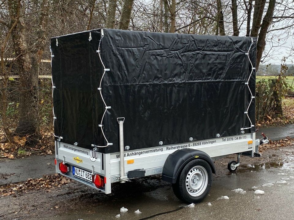 1300 kg Anhänger mieten leihen.     Mit 100 km/h Zulassung  Nr.20 in Vöhringen