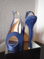 Strass Sandalen Pumps Plateau mit Strass Düsseldorf - Lichtenbroich Vorschau