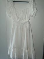 weißes Kleid mit Schleife Sachsen-Anhalt - Lutherstadt Wittenberg Vorschau
