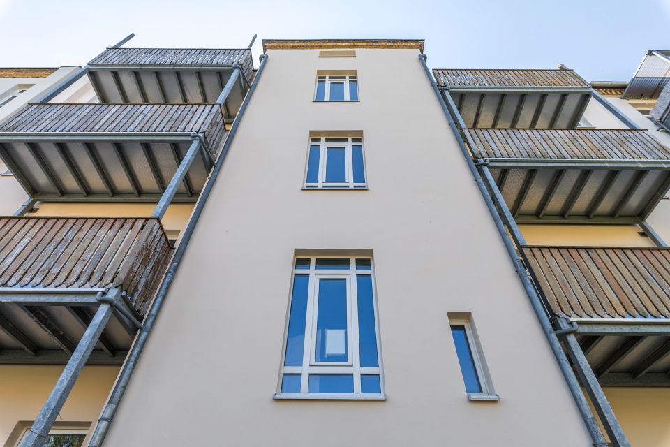 Mit Balkon und Tageslichtbad: 2-Zimmer-Domizil in Stötteritz in Leipzig