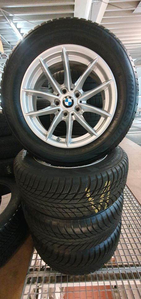 Winterreifen Bridgestone auf Alufelge BMW 3er 4er 205 60 R16 96H in Oberhausen