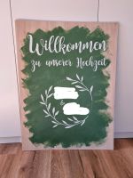 Willkommensschild Schild Holzschild | Hochzeit Deko Boho Bayern - Schweinfurt Vorschau