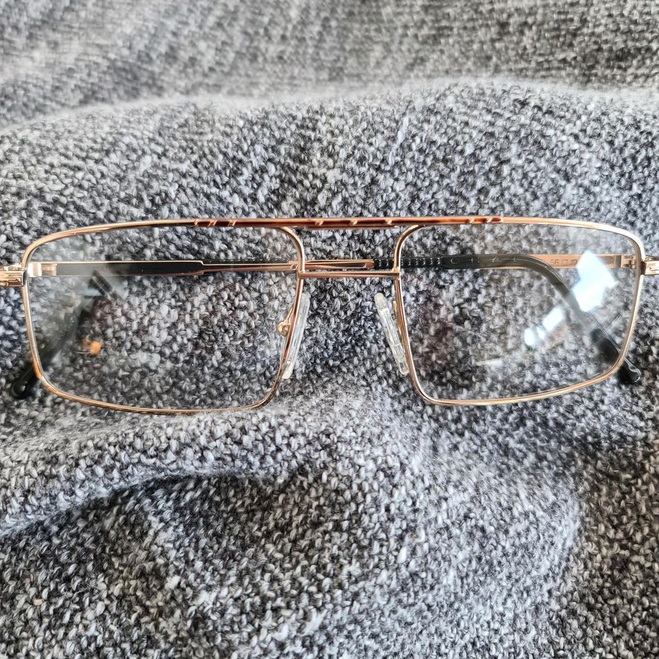 CHAI Vintage - Brille 80iger Jahre Made in Germany Gold in Grevenbroich