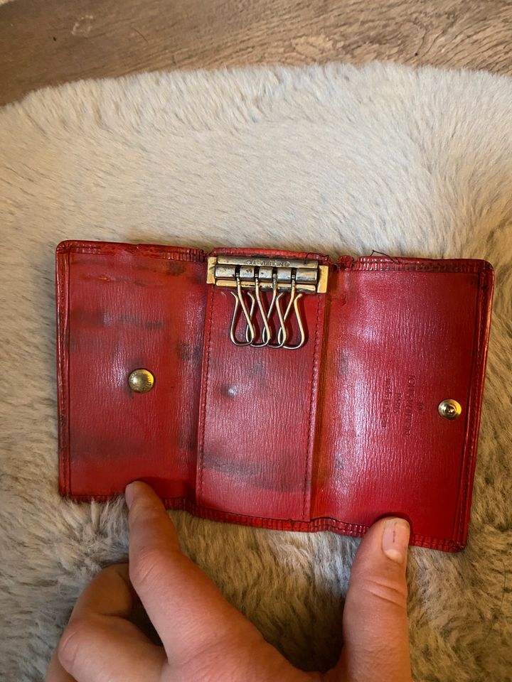 Louis Vuitton Tasche Schlüsseletui epi leather rot LV Vintage kle in Weilheim