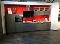 Neue Einbauküche Küchenzeile Küche Küchenblock Grau mit Eiche NEU Nordrhein-Westfalen - Spenge Vorschau