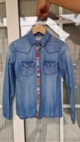 Jeansjacke Jeanshemd Bershka S / 36 Blau Jeans Hessen - Dreieich Vorschau