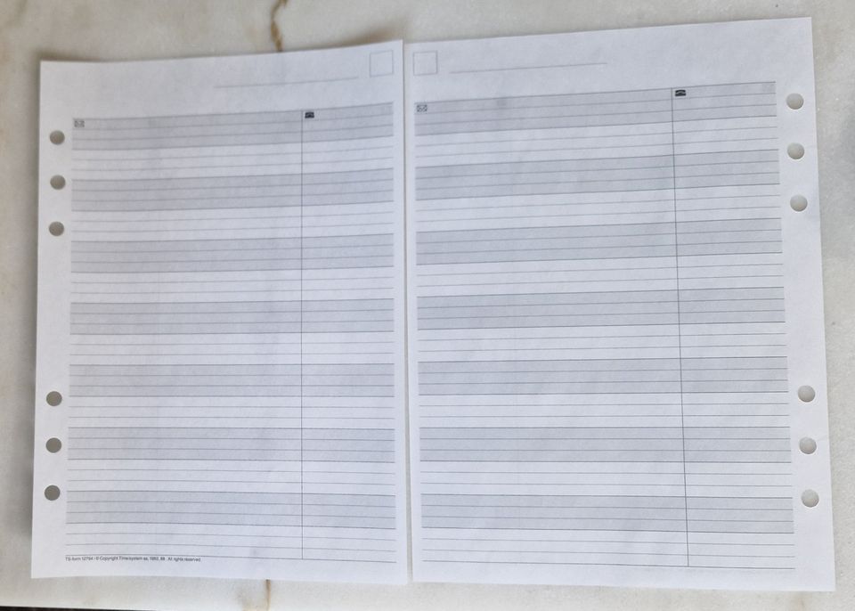 Time/system Archiv-Box, Ablage-/Kartei-Kasten + Ringbuch-Einlagen in Remshalden