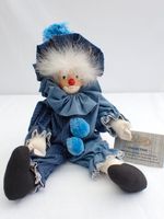 Harlekin Clown Porzellan Puppe Handarbeit Star Collection 36 cm Nordrhein-Westfalen - Geldern Vorschau