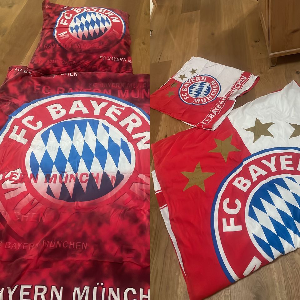 Fc Bayern, Bettwäsche, 2x in Obing