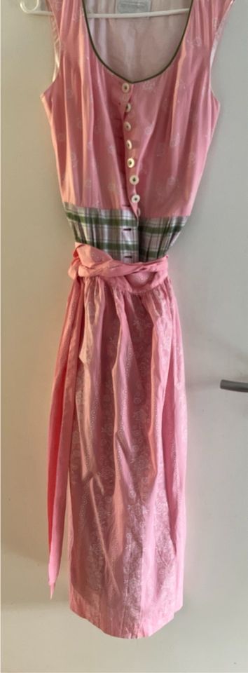 Sportalm Kitzbühel Dirndl Gr. 40 Lang Rosa/Grün Baumwolle in Bonn