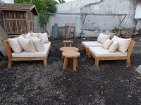 Gartensitzgruppe Sofa Outdoor Lounge Teakholz Outdoorsitzgruppe Niedersachsen - Seevetal Vorschau