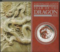 Australien Lunar 2 2012 Jahr des Drachen 1/2 Unze Silber Proof Nordrhein-Westfalen - Kamp-Lintfort Vorschau