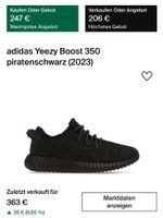 Yeezy Boost 350 - Pirate Black / 9,5/43 / NEU Schleswig-Holstein - Büdelsdorf Vorschau