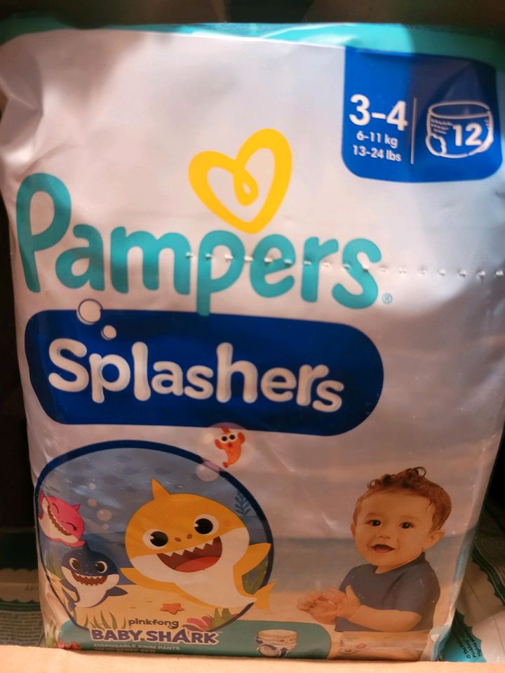 Pampers Baby splashers  Schwimmwindel 3-4 in Philippsburg