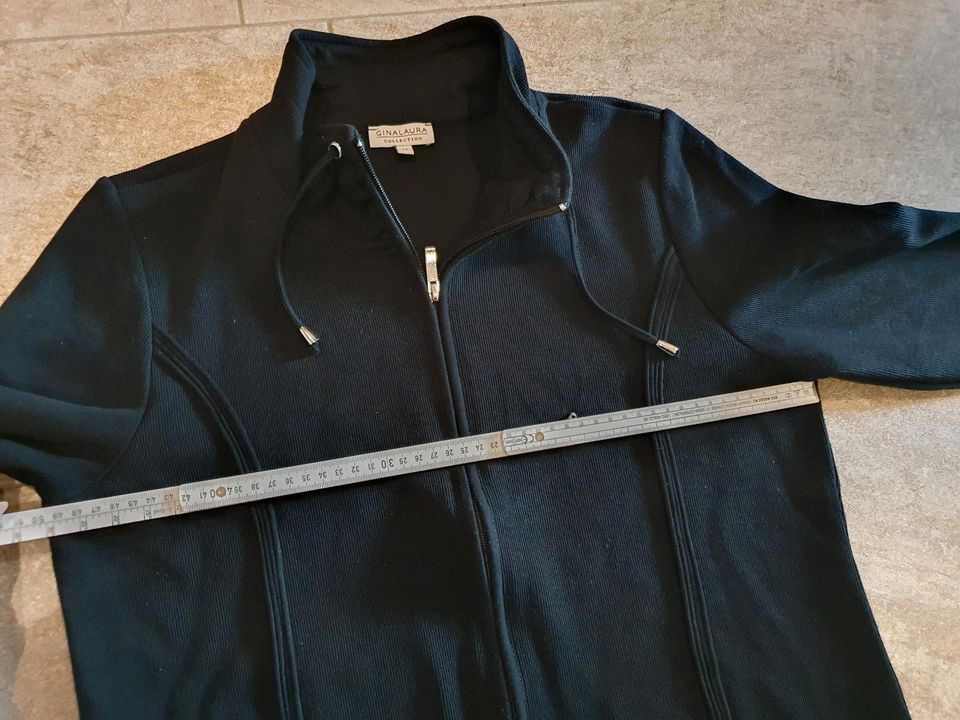 Strick / Sweat Jacke schwarz größe m Gina Laura in Ahaus