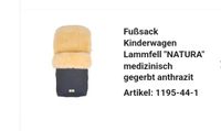 Lammfell Fußsack Kinderwagen - Kaiser / 6-36 Monate Mecklenburg-Strelitz - Landkreis - Neustrelitz Vorschau