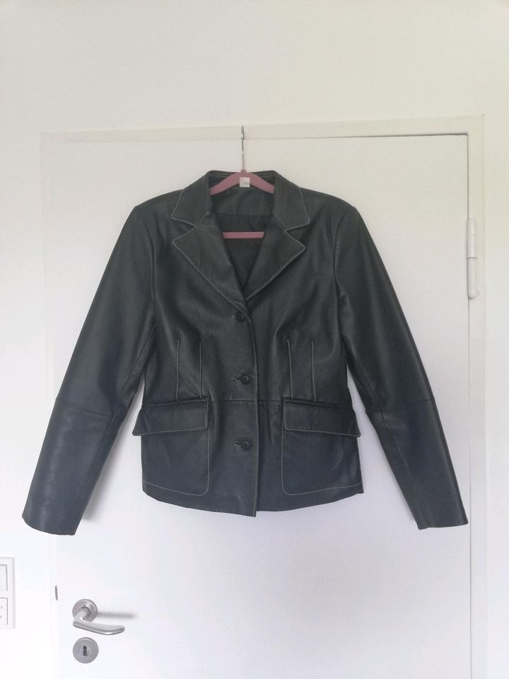 Blazer Lederjacke schwarz, Größe 36 in Hamburg