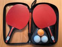 SportOut 2 Table Tennis Bats and 3 Table Tennis Balls with Bag Baden-Württemberg - Murg Vorschau