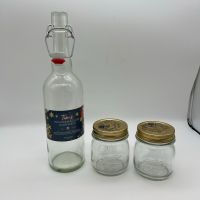 Set 3 leere Flasche Dose Dosen aus Glas Hamburg-Nord - Hamburg Langenhorn Vorschau
